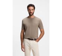 BOSS Cotton-jersey T-shirt with logo detail - Style Thompson 01, 50565995 Light Brown XXL