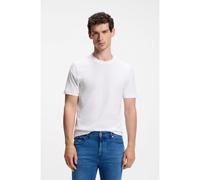 BOSS Cotton-jersey T-shirt with logo detail - Style Thompson 01, 50565995 White 6XL
