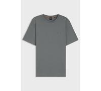BOSS Mens Tales Logo-Patch T-Shirt in Cotton Jersey