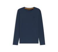 BOSS Cotton-jersey T-shirt with logo patch - Style Tacks, 50512111 Dark Blue S