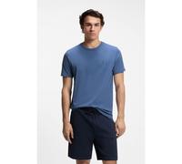 Boss Mens BOSS ORANGE Tales T-Shirt with Logo Patch Premium Cotton X Large Blue