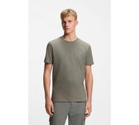 BOSS Cotton-jersey T-shirt with logo patch - Style Tales, 50508584 Grey L