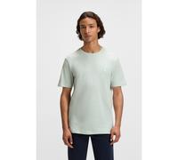 BOSS Cotton-jersey T-shirt with logo patch - Style Tales, 50508584 Light Blue L