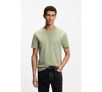 BOSS Cotton-jersey T-shirt with logo patch - Style Tales, 50508584 Light Green XXL