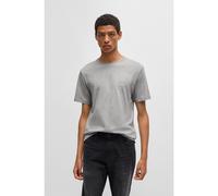 BOSS Cotton-jersey T-shirt with logo patch - Style Tales, 50508584 Light Grey XXL