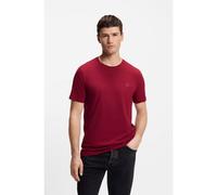 BOSS Cotton-jersey T-shirt with logo patch - Style Tales, 50508584 Red M