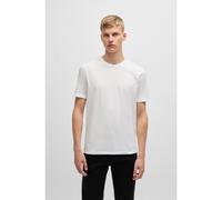 BOSS Cotton-jersey T-shirt with logo patch - Style Tales, 50508584 White XXL