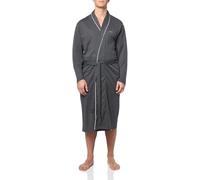 BOSS Cotton Kimono Robe Bathrobe, Wood, Apple Grey, XXL Men, Wood, Apple Grey, XXL