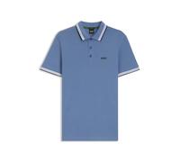BOSS Cotton Piqué Polo Shirt with Logo Details