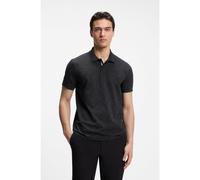 BOSS Cotton-piqué polo shirt with all-over print - Style PL_GOC Swing AO, 50564801 Dark Blue S