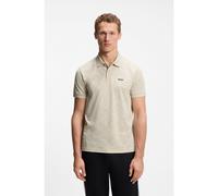 BOSS Cotton-piqué polo shirt with all-over print - Style PL_GOC Swing AO, 50564801 Light Beige L