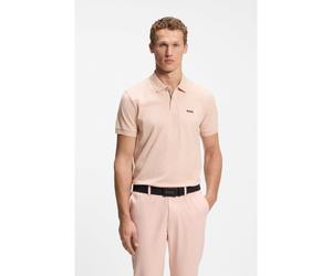 BOSS Cotton-piqué polo shirt with all-over print - Style PL_GOC Swing AO, 50564801 Light Orange L