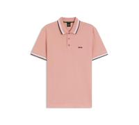 BOSS Cotton Piqué Polo Shirt with Logo Details