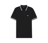 BOSS Cotton Piqué Polo Shirt with Logo Details