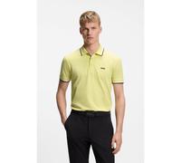 Boss Paddy 10241663 Green Short Sleeve Polo Yellow XL Men