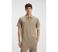 BOSS Cotton-piqué polo shirt with logo print - Style Prime, 50507813 Light Brown XXXL