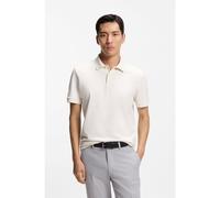 BOSS Cotton polo shirt with bubble structure - Style H-Parlay 102, 50555172 White S