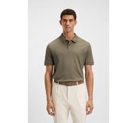 BOSS Cotton polo shirt with herringbone structure - Style C-Parlay 240, 50549593 Brown L