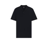 BOSS Cotton polo shirt with herringbone structure - Style C-Parlay 240, 50549593 Dark Blue XL