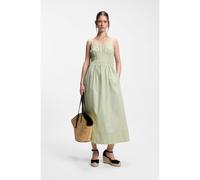 BOSS Cotton-poplin dress with vertical stripe - Style C_Diplyn, 50559218 Patterned 6