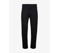 Boss Cotton Rich Waffle Cuffed Pyjama Bottoms Black