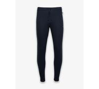 Boss Cotton Rich Waffle Cuffed Pyjama Bottoms Navy