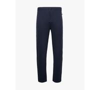 Boss Cotton Rich Waffle Cuffed Pyjama Bottoms Navy