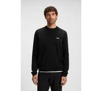 BOSS Cotton sweater with contrast details - Style K_Ever-X CN, 50541940 Black XL