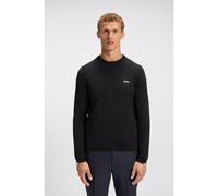 BOSS Cotton sweater with contrast details - Style K_Ever-X CN, 50541940 Dark Blue S