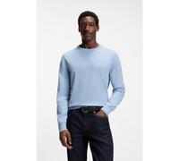 BOSS Cotton sweater with embroidered logo - Style Upacas-L, 50556344 Light Blue XL