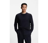 BOSS Cotton sweater with knitted structure - Style H-Imberto, 50545283 Dark Blue XXXL