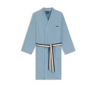 BOSS Cotton-terry dressing gown with quick-dry inner - Style BLINEA Beige Bath robe L, KIM-BLINEA Light Blue S