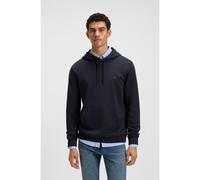 BOSS Cotton-terry hoodie with logo patch - Style Wetalk, 50509314 Dark Blue XL