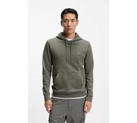 BOSS Cotton-terry hoodie with logo patch - Style Wetalk, 50509314 Grey XXXL