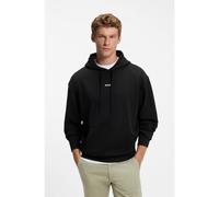 BOSS Cotton-terry hoodie with logo print - Style WeSmallhood, 50514530 Black XL