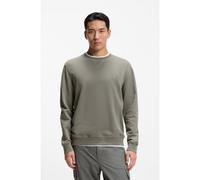 BOSS Cotton-terry sweatshirt with logo patch - Style Westart, 50509323 Grey XXL