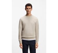 BOSS Cotton-terry sweatshirt with logo patch - Style Westart, 50509323 Light Grey XXL