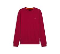 BOSS Cotton-terry sweatshirt with logo patch - Style Westart, 50509323 Red L
