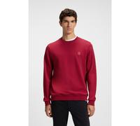 BOSS Cotton-terry sweatshirt with logo patch - Style Westart, 50509323 Red M