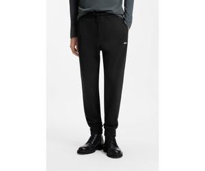 BOSS Cotton-terry tracksuit bottoms with logo detail - Style SeChup, 50533392 Black S