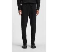 BOSS Cotton-terry tracksuit bottoms with logo patch - Style Sestart, 50509303 Black 5XL