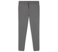 BOSS Cotton-terry tracksuit bottoms with logo patch - Style Sestart, 50509303 Grey XL