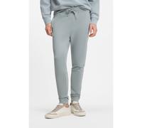 BOSS Cotton-terry tracksuit bottoms with logo patch - Style Sestart, 50509303 Light Grey S