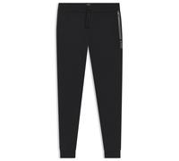 BOSS Cotton-terry tracksuit bottoms with logo print - Style Authentic Pants, 50545565 Black L