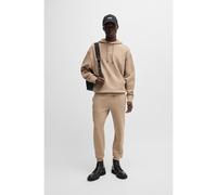 BOSS Cotton-jersey tracksuit set with logo trims - Style TracksuitWesmallhood, 50541065 Beige M