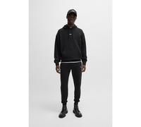 BOSS Cotton-terry tracksuit set with contrast logos - Style TracksuitWesmallhood, 50541065 Black XL