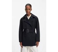 BOSS Cotton trench coat with buckled belt - Style Cromas, 50553185 Dark Blue 12