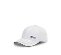 BOSS Green Cap Logo Cap Pure White