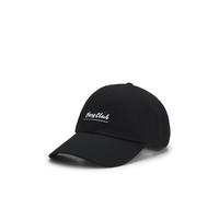 BOSS Cotton-twill cap with embroidered slogan - Style Derrel-Slogan, 50555535 Black pcs.