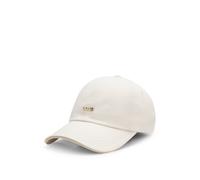 BOSS Cotton-twill cap with metal logo - Style Ari-ME, 50533367 White pcs.